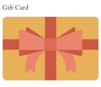 Gift Cards Available!