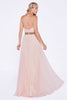 Beautiful Blush Strapless Evening Gown