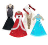 Dreaming of a White Christmas Costume Ornament Collection - Set of 4