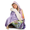 Sunflower Print Hooded Blanket by Heather French Henry