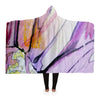 Sunflower Print Hooded Blanket by Heather French Henry