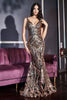 Gold Black Sequin Gown Sizes 4-20!